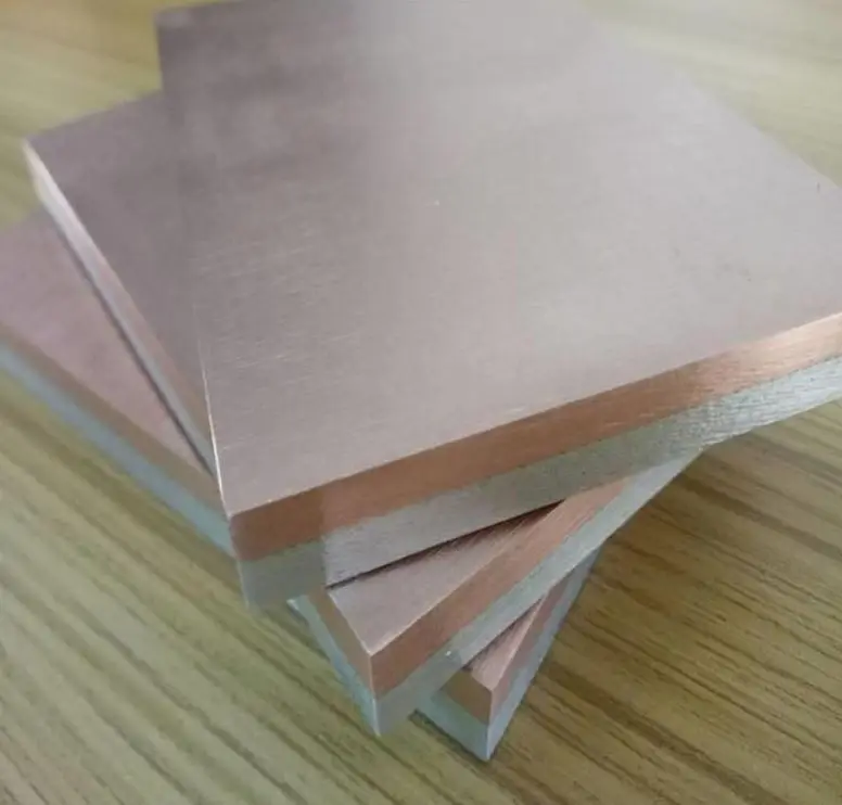 Double Metal Cladding Steel Plate Custom Explosive Welding Clad Sheet
