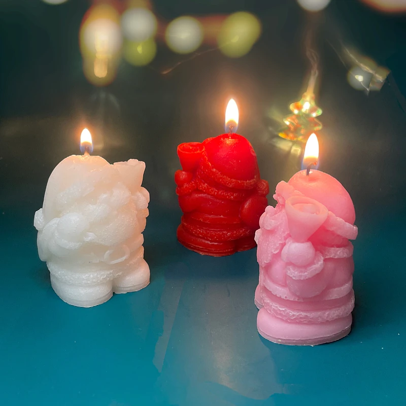 Spot Santa Claus Candles Christmas decorations Christmas candles wholesale support color fragrance custom