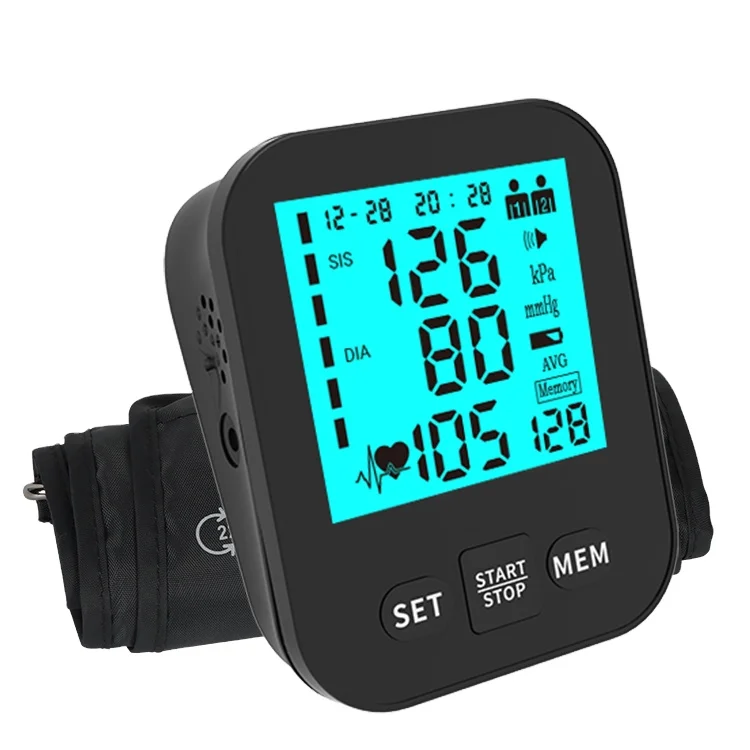 Hot Sale Digital Electric Wireless Automatic Upper Arm type Blood Pressure Monitor BP machine