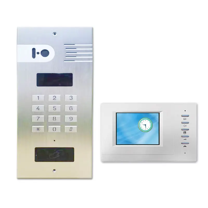 3.5 inch tft lcd monitor Smart Phone Multi Building Video Intercom System Multi Apartment Video Door Phone Intercom System SIP