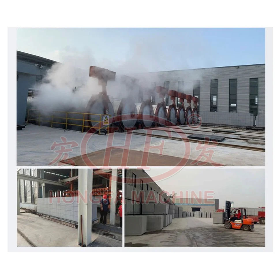 Precast Sand Aac Blocks Plant Manufacturer Factory Wall Panel Making Machine Aac Block Production Line In Uzbekistan