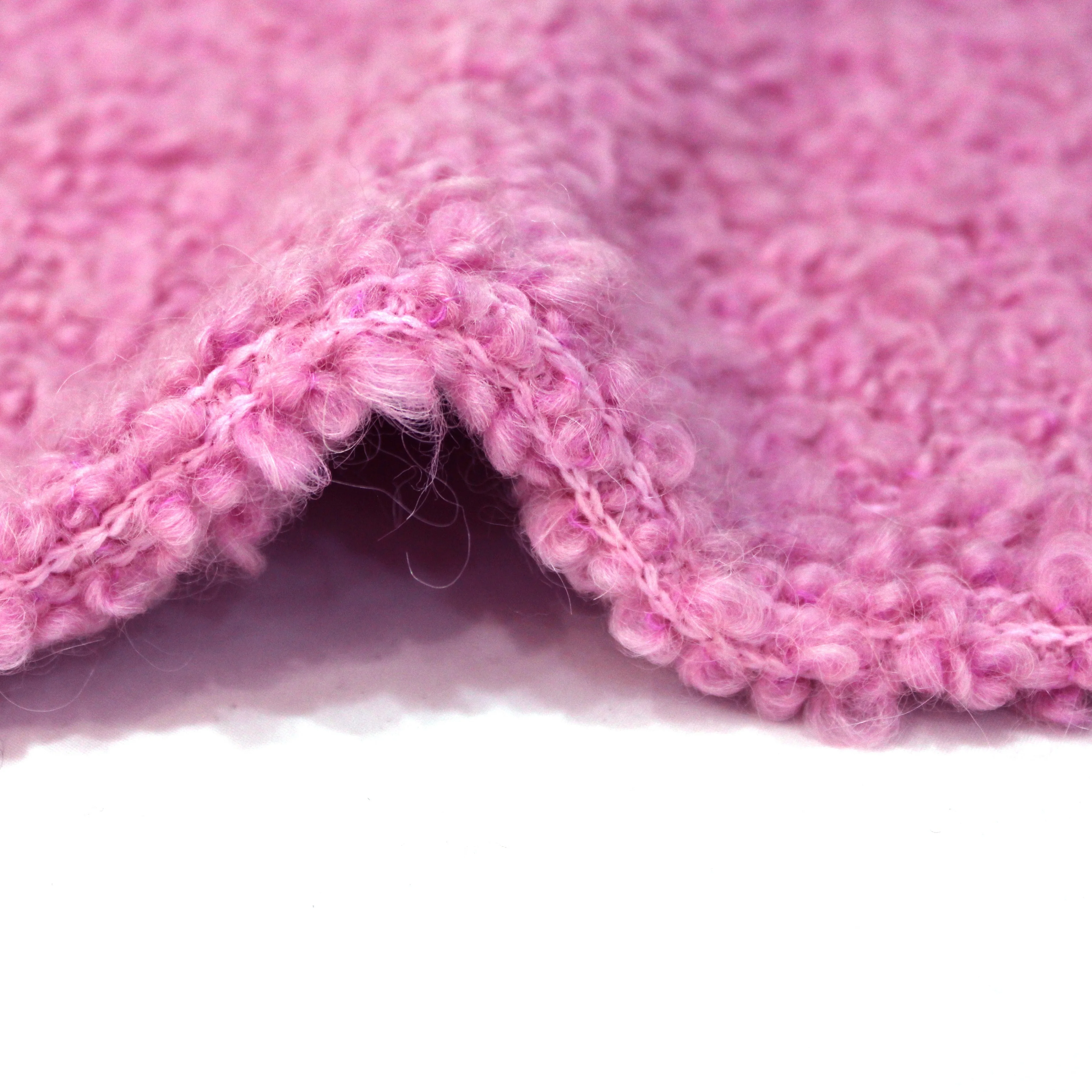 2023 New Arrivals Imported Furniture Cover Polyester Boucle Wool Fleece Fabric Fleece Teddy Fabric for Clothing Sofa