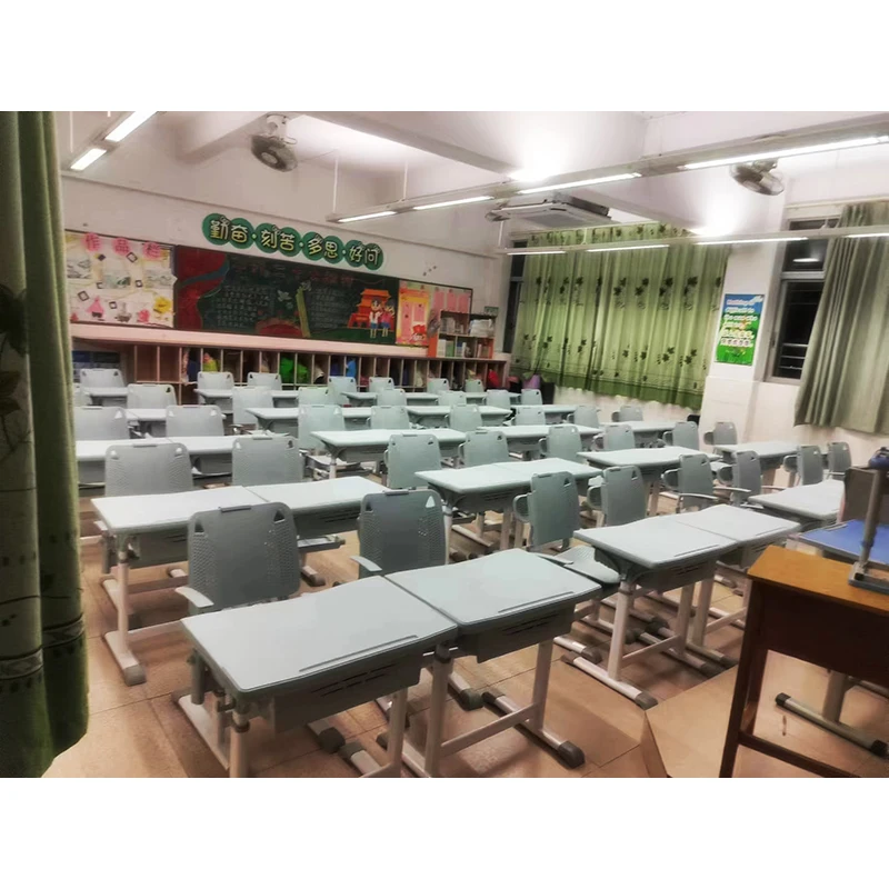 Cheap Wholesale Price Primary School Single Seat Desk And Chair Set For Sale