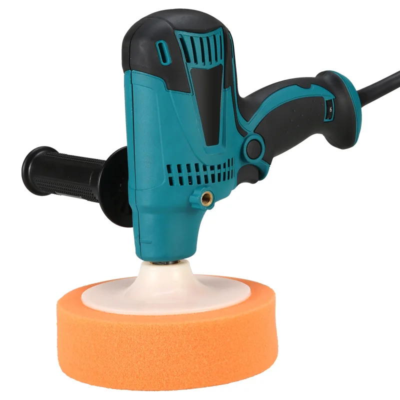 110V/220V Industrial Adjustable Rotary Electric Polishing Machine 125mm Multifunctional Orbital Floor Car Polisher Waxing