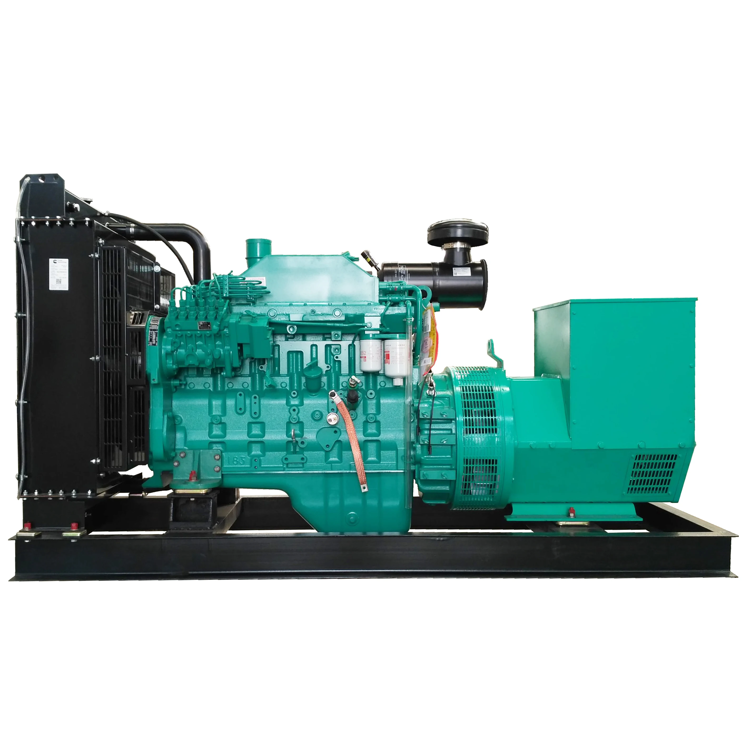 Manufacturer Custom Wholesale Open Frame 150kw/187.5kva Electric Diesel Engine Generator