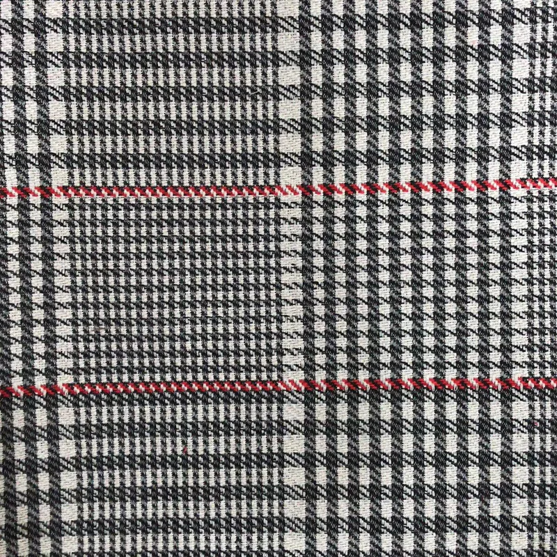 Available from stock  full-polyester ethnic style yarn-dyed jacquard fabric plaid sofa  luggage fashion fabric