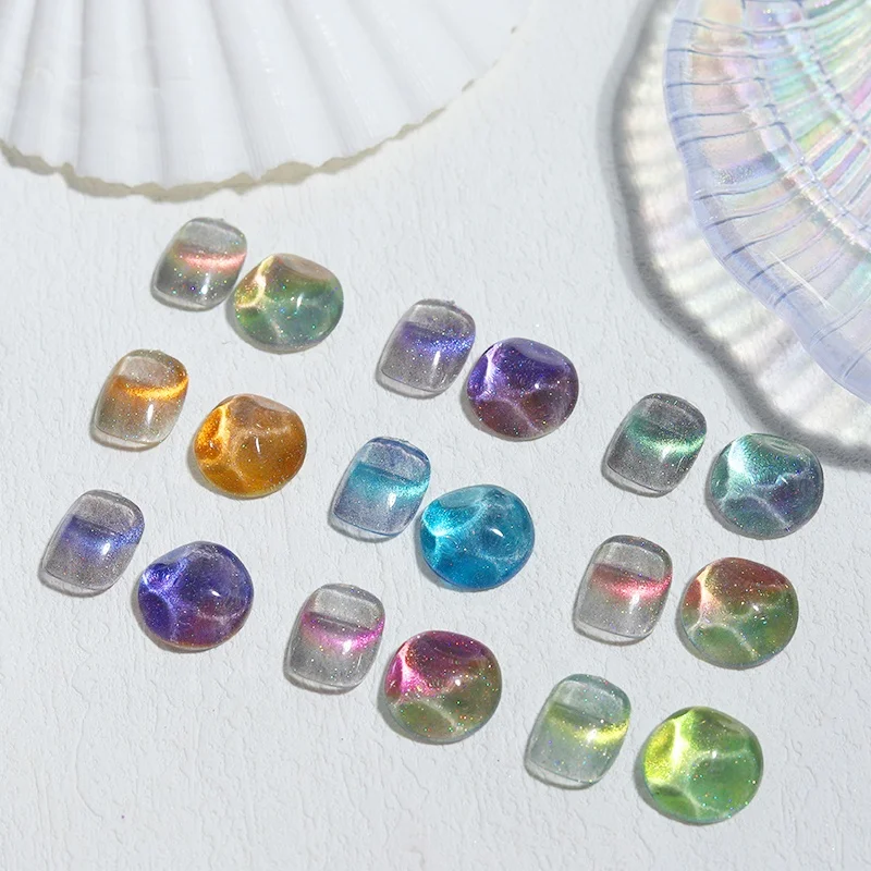 9D Laser Cat Magnetic Gel OEM 15ml/10ml/8ml Wholesale Nail Cat Eye Polish Glue Nail Art Shiny Varnish UV Gel For Nail Art Design