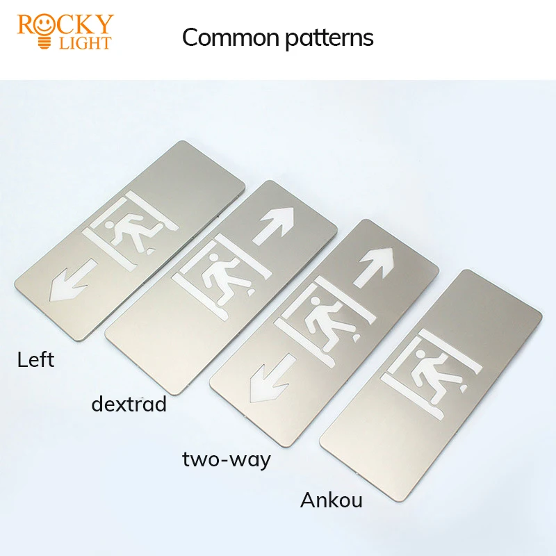 Fire emergency sign light evacuation light LED arrow emergency exit light floor sign