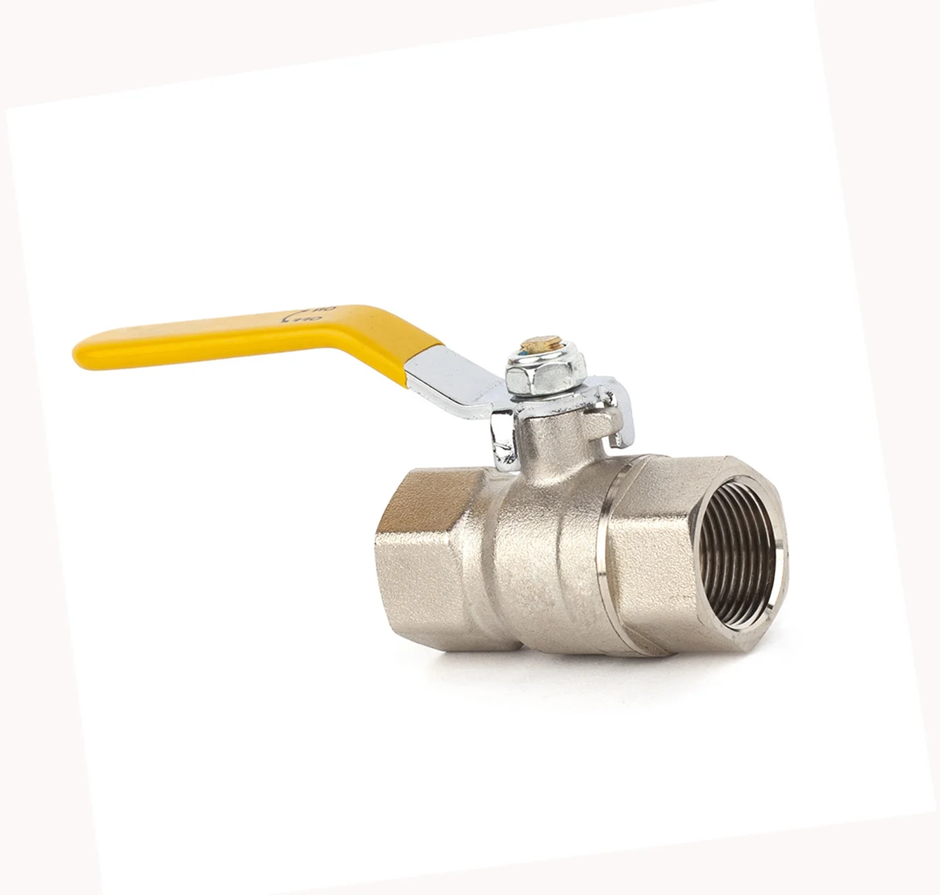 Customize service nickel plating F/F BSP thread bronze ball valve