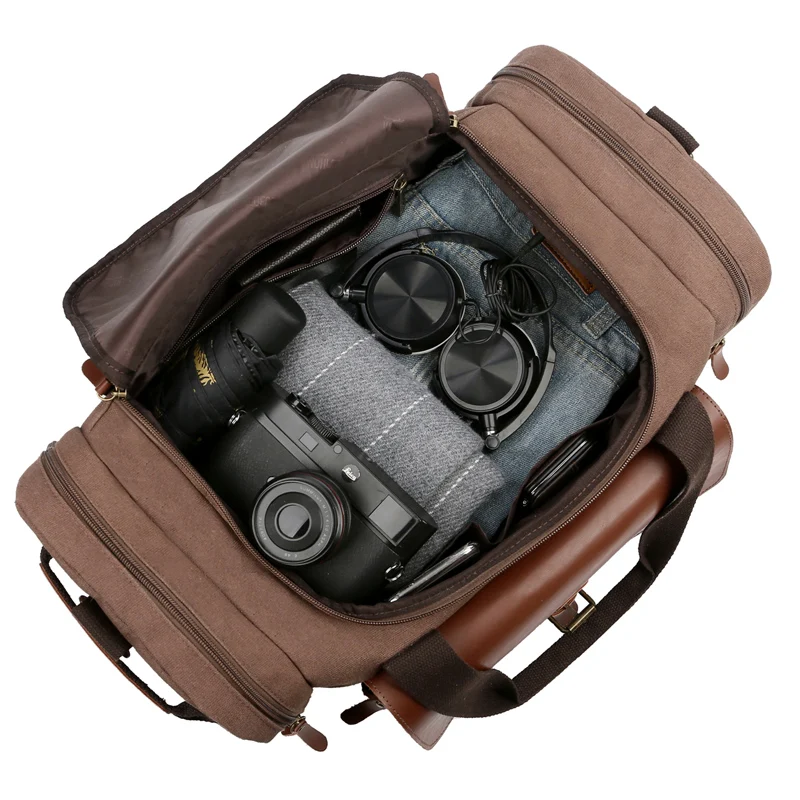Fashion Large Capacity canvas sports travel bag luxury duffel bag sport gym organizer traveling luggage roller bag