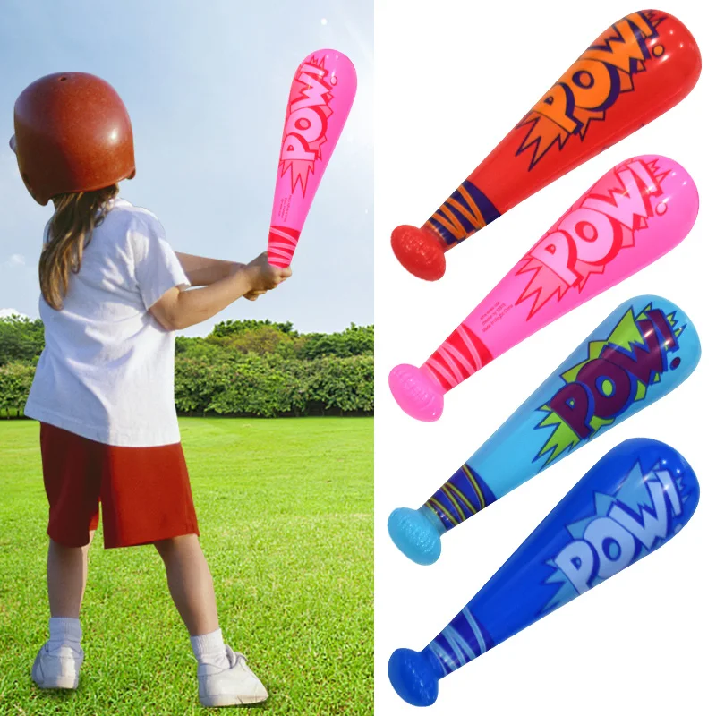 Wholesale and Custom Kids Toy PVC Inflatable Fighting Stick Bat Inflatable Baseball Bats for Promotion
