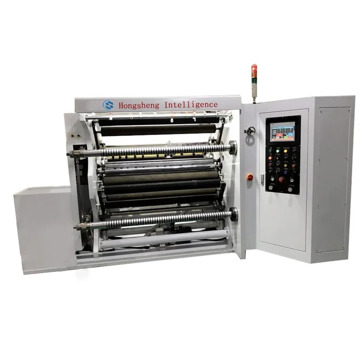 Roll cutter raw material tissue slitting rewinding machine cheap price paper roll cutting machine