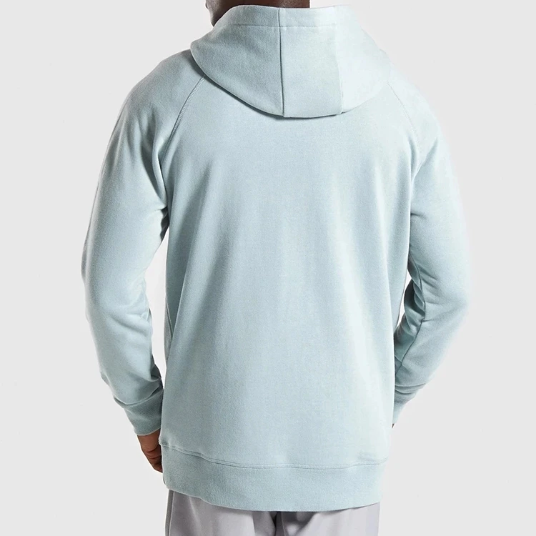  Maxgarment Высококачественная зимняя одежда премиум-качества унисекс 380gsm толстовки оптом простые синие Pima