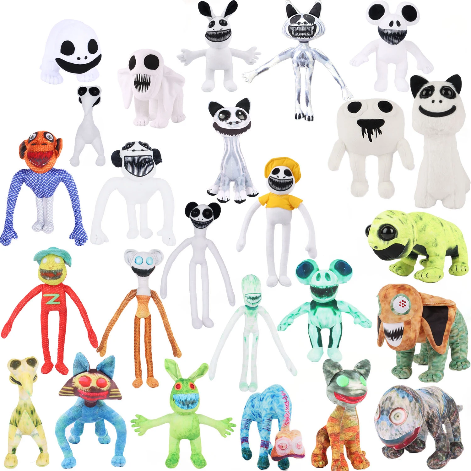New Unisex Zoonomaly Freak Zoo Horror Game Smiling Critters Stuffed Animal Toys Funny Plush Doll