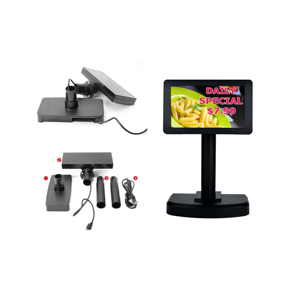 Good quality 7 inch TFT LCD Display 800*480 EDP LCD Screen Laptop LCD Screen pos system