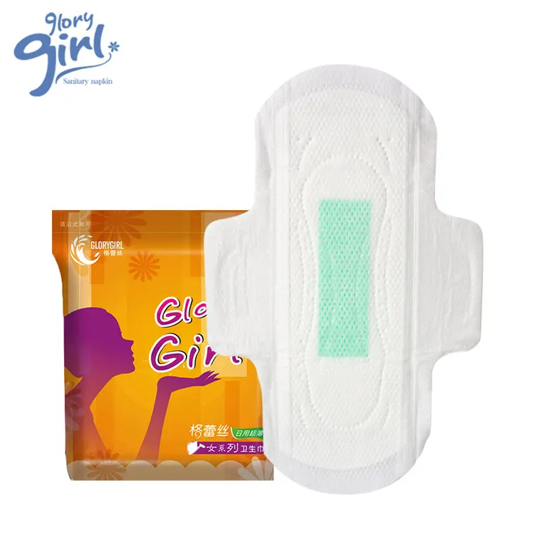 OEM Packaging disposable  Anion Sanitary pads Sanitary Napkin Manufacturing Hygiene Pad