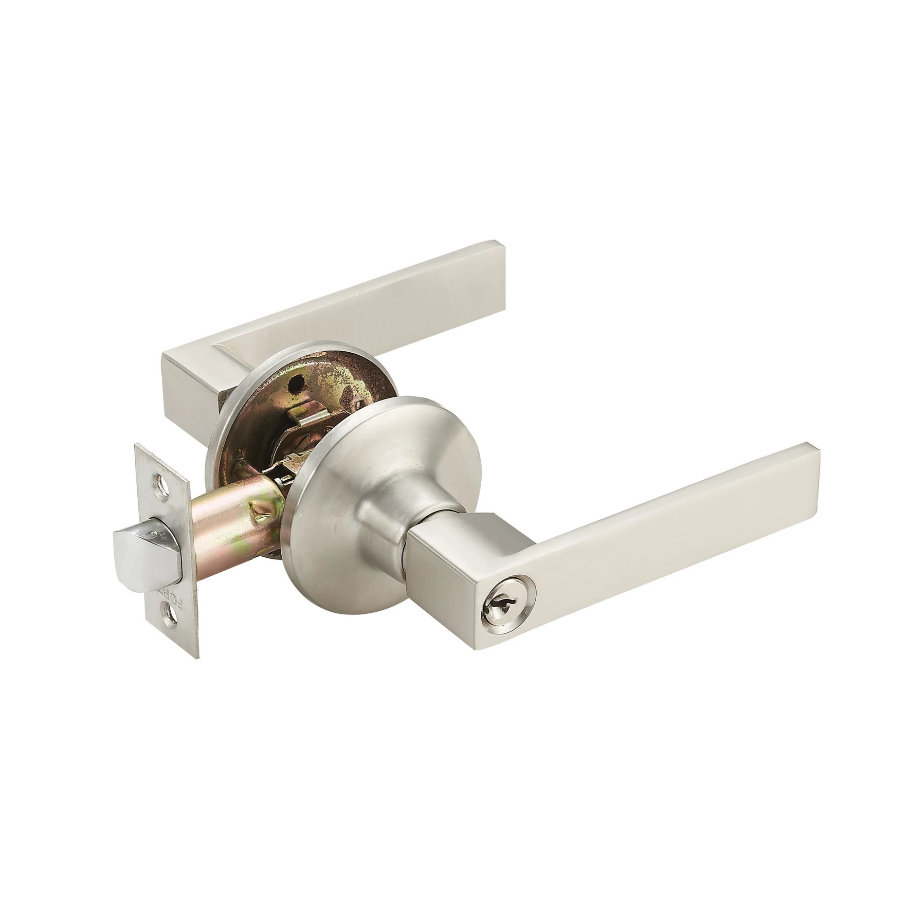 Hot Selling OEM American Modern Grip Door Lever Tubular Cylindrical Lockset Keyed Handles With Door Latch