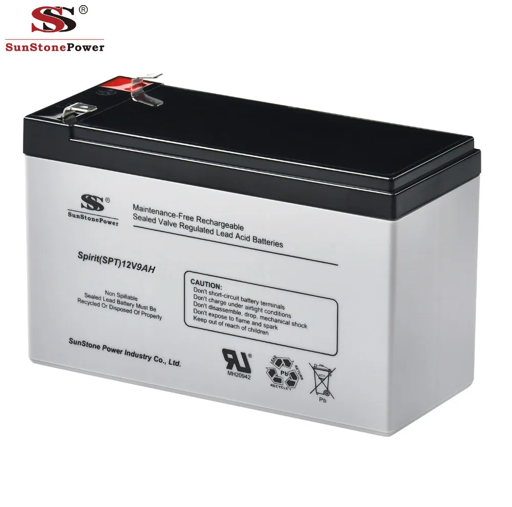 12V 9AH Little Capacity Dry Solar Cell Battery Deep Cycle Rechargeable UPS Battery VRLA Lead Acid AGM Battery
