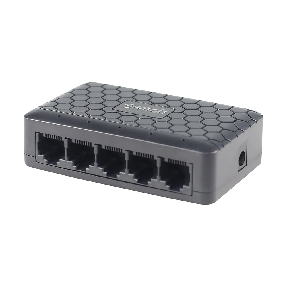 Ethernet коммутатор мини 5-портовый 10/100 м неуправляемый сетевой пластиковый корпус GWS-H1005ES
