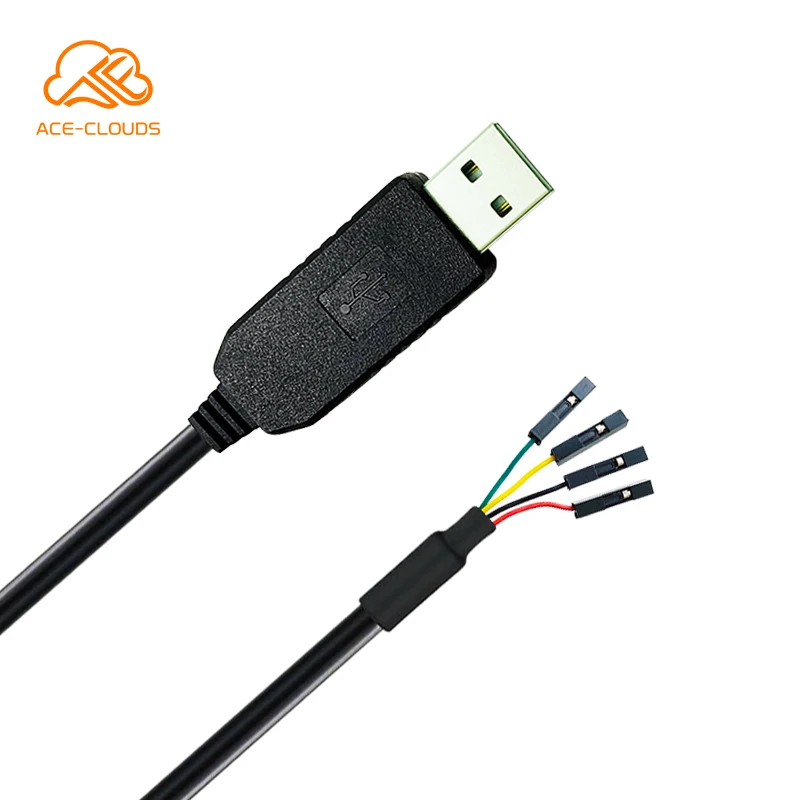 Module 4 pin Converter Serial Line FTDI RS232 USB to UART TTL Cable