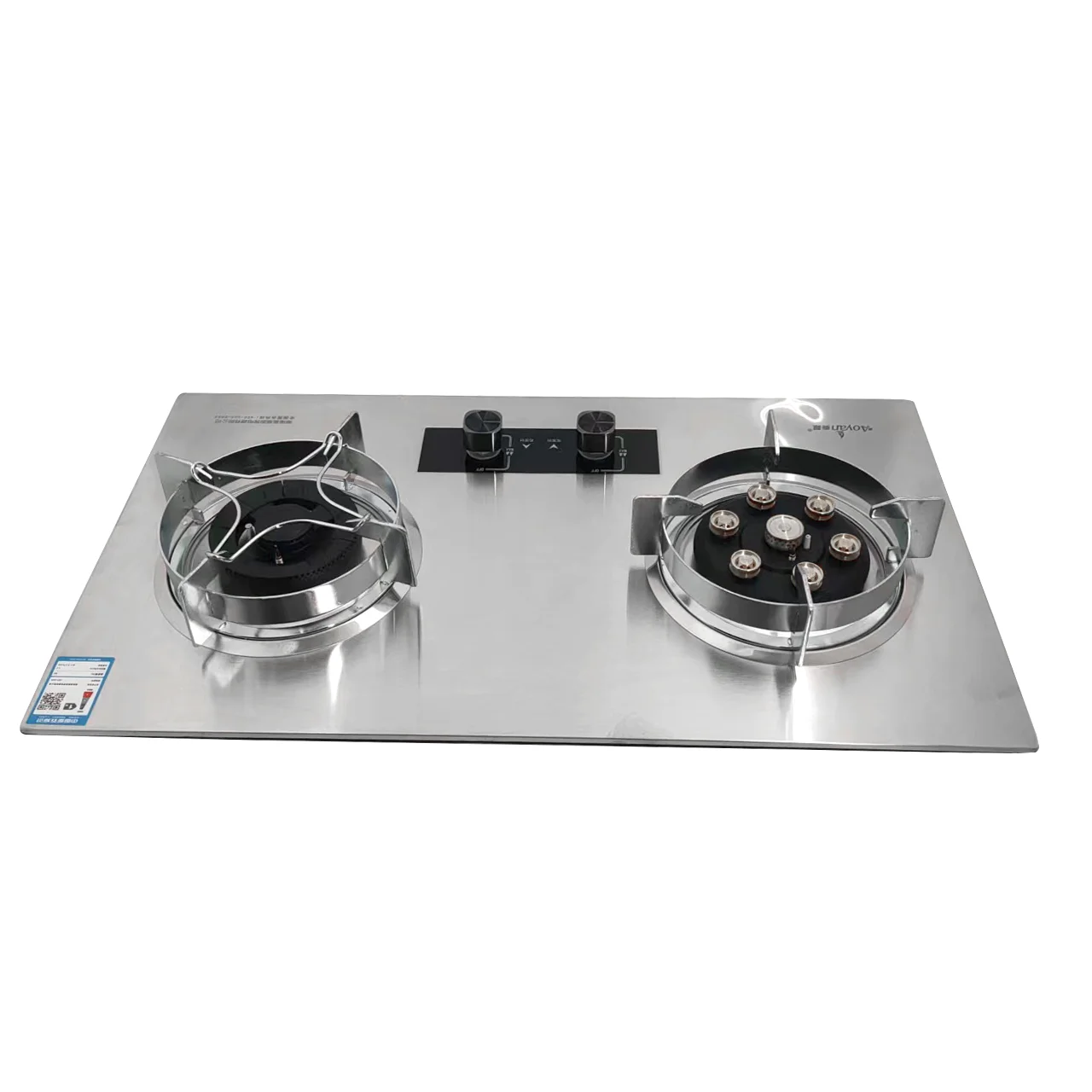 Cooktops 2 Burner Gas Stove Commercial Big Power Burner Gas Stove Cooktop.