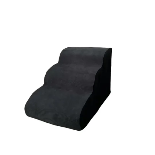 Easy steps pet stair for cat dog 3 step pet foam stairs soft cover
