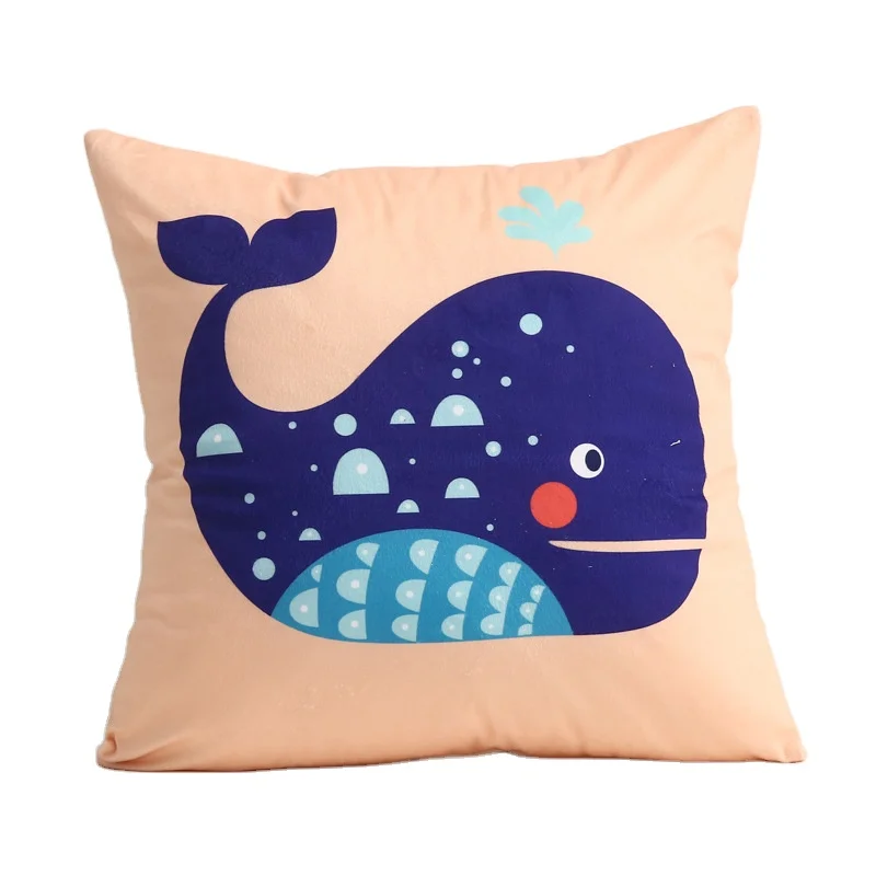
Customized Printing Bubble Tea Cartoon Shaped Pillow Case Fabric For Kids 