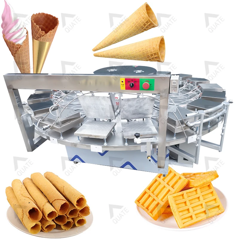 Commercial Waffle Making Machine Automatic Commercial Waffle Machine  ice cream cone maker small egg roll machine