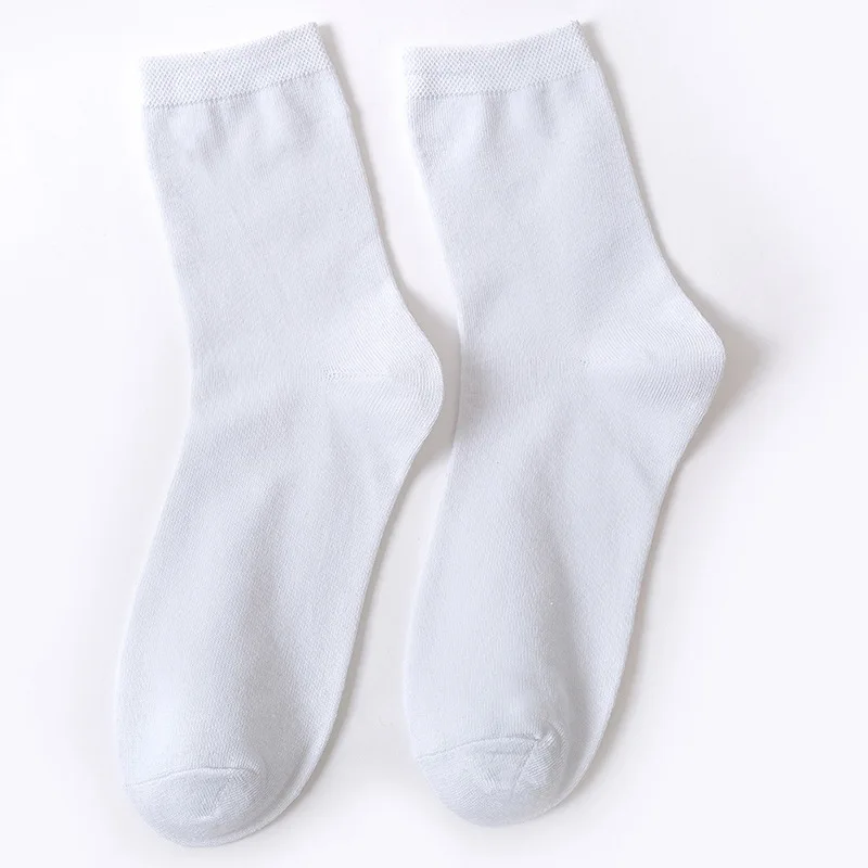 Носки мужские однотонные, дышащие спортивные Нескользящие, до щиколотки, для отдыха, Осень-зима