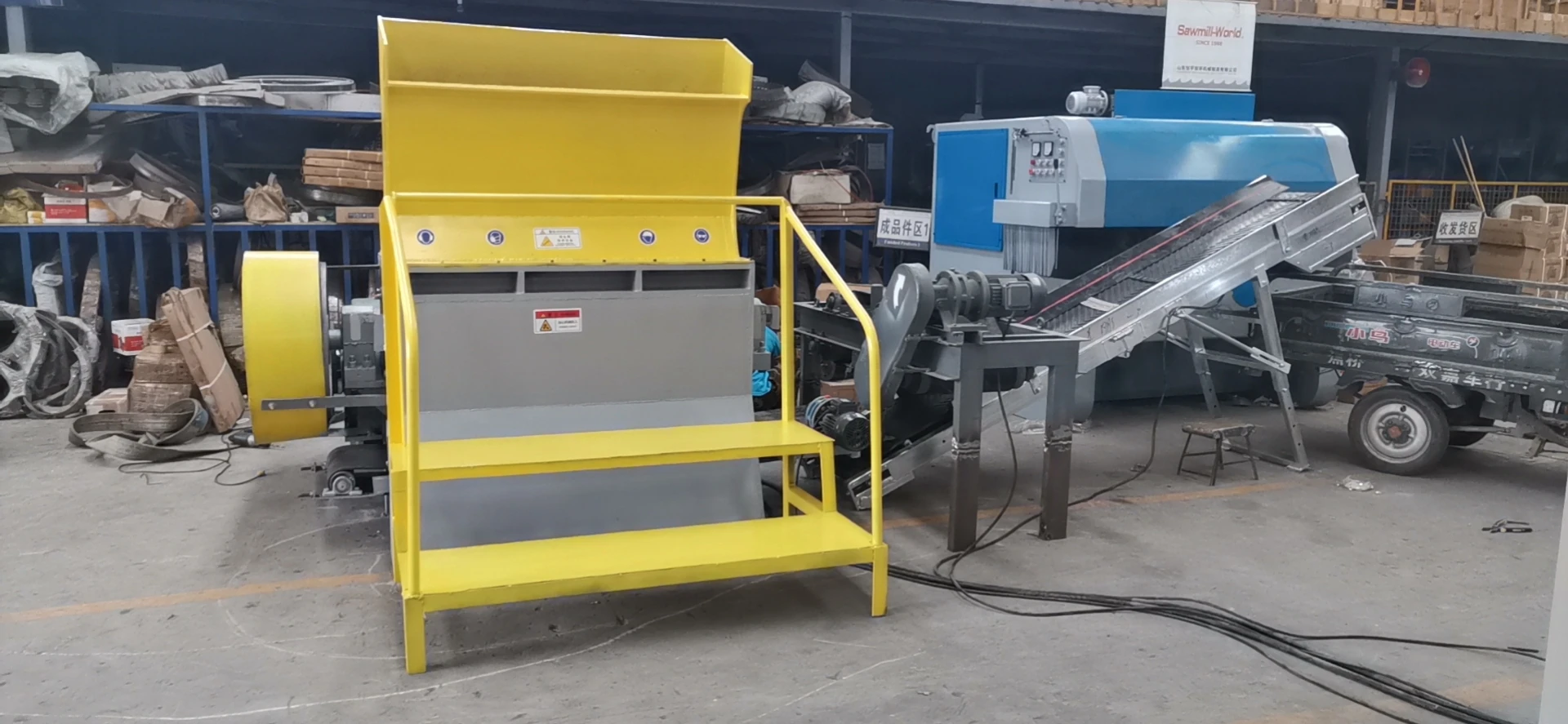 small wood pallet crusher