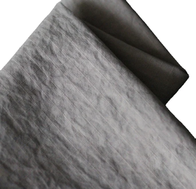 100% recycled nylon fabric 120t waterproof  taslan for jackets