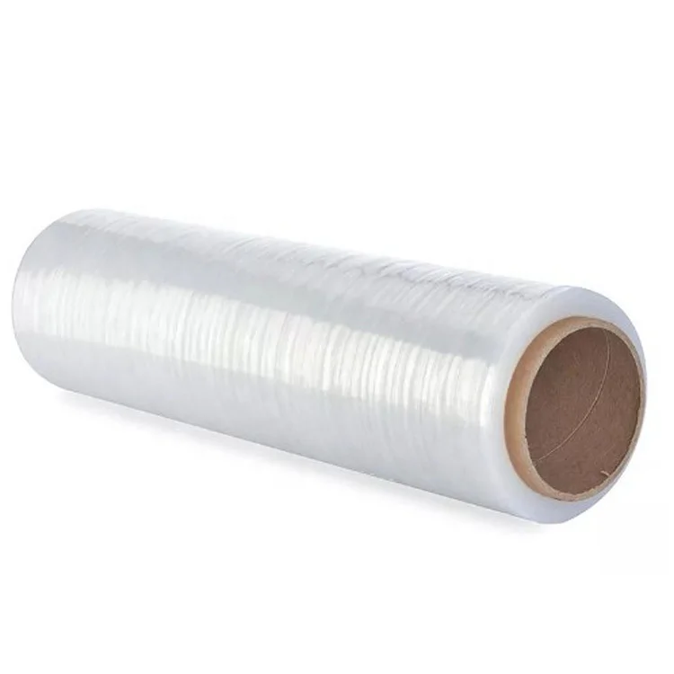 Protective 23 Micron Stretch Film For Acrylic Sheet Lldpe Hand Pre-stretch Pallet Wrap Film Pe Polycarbonate Film Roll