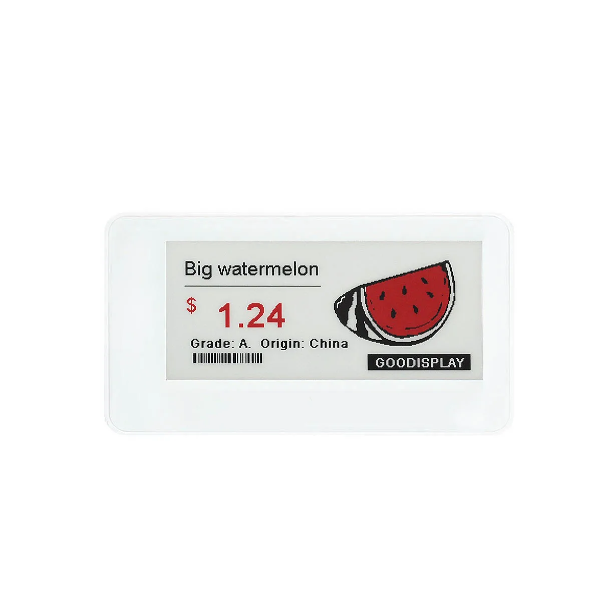 Red 2.9 inch ESL NFC-Powered Passive Android Phone color epaper display tablet, GDN029R