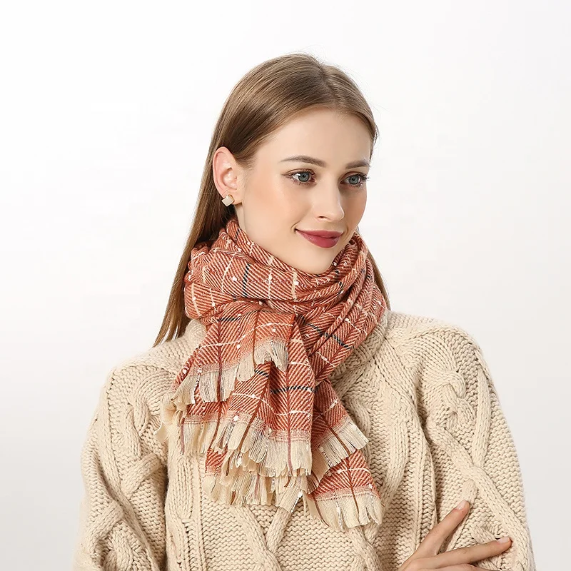 Classic Chinese Factory Manufacturing Luxury Silk Scarf Custom Printing Scarfs For Women Stylish