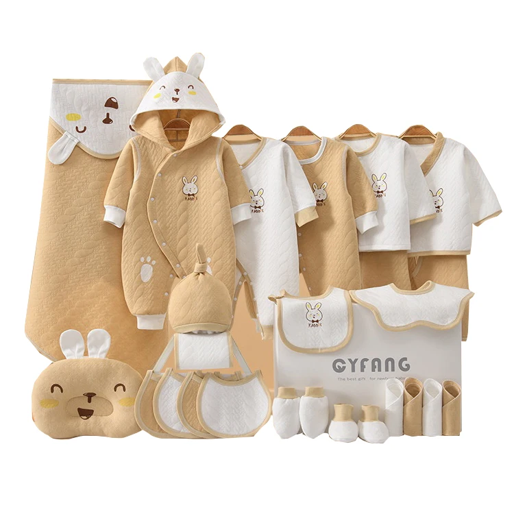 Everystep 23PCS/27pcs Unisex Wholesale Newborn Baby Clothes Baby Clothing Sets Newborn Baby Clothes Set Newborn Gift Set Box