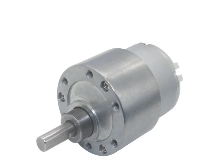 GB37-500 DC 12 Volt 6V Gear motor 37mm Diameter Gearbox Small Motor Eccentric Shaft High Torque Low Noise For DIY