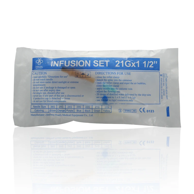 Brand Medical syringe With Needle  Iv Set Giving Infused
