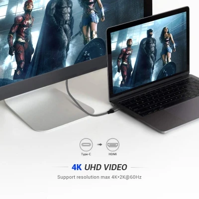 USB-C to HD Cable - 4K at 60Hz - Metal