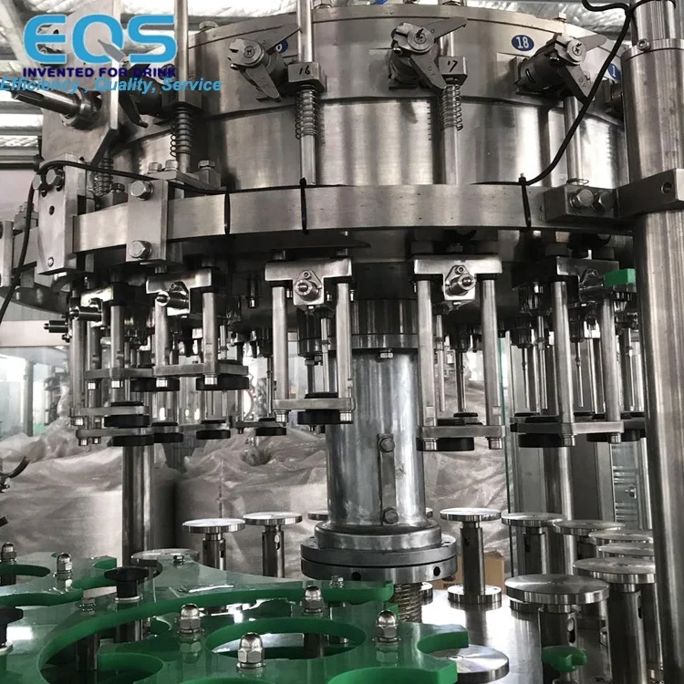 Automatic Linear Type Wine Bottling Line Champagne Wine Corking Machine