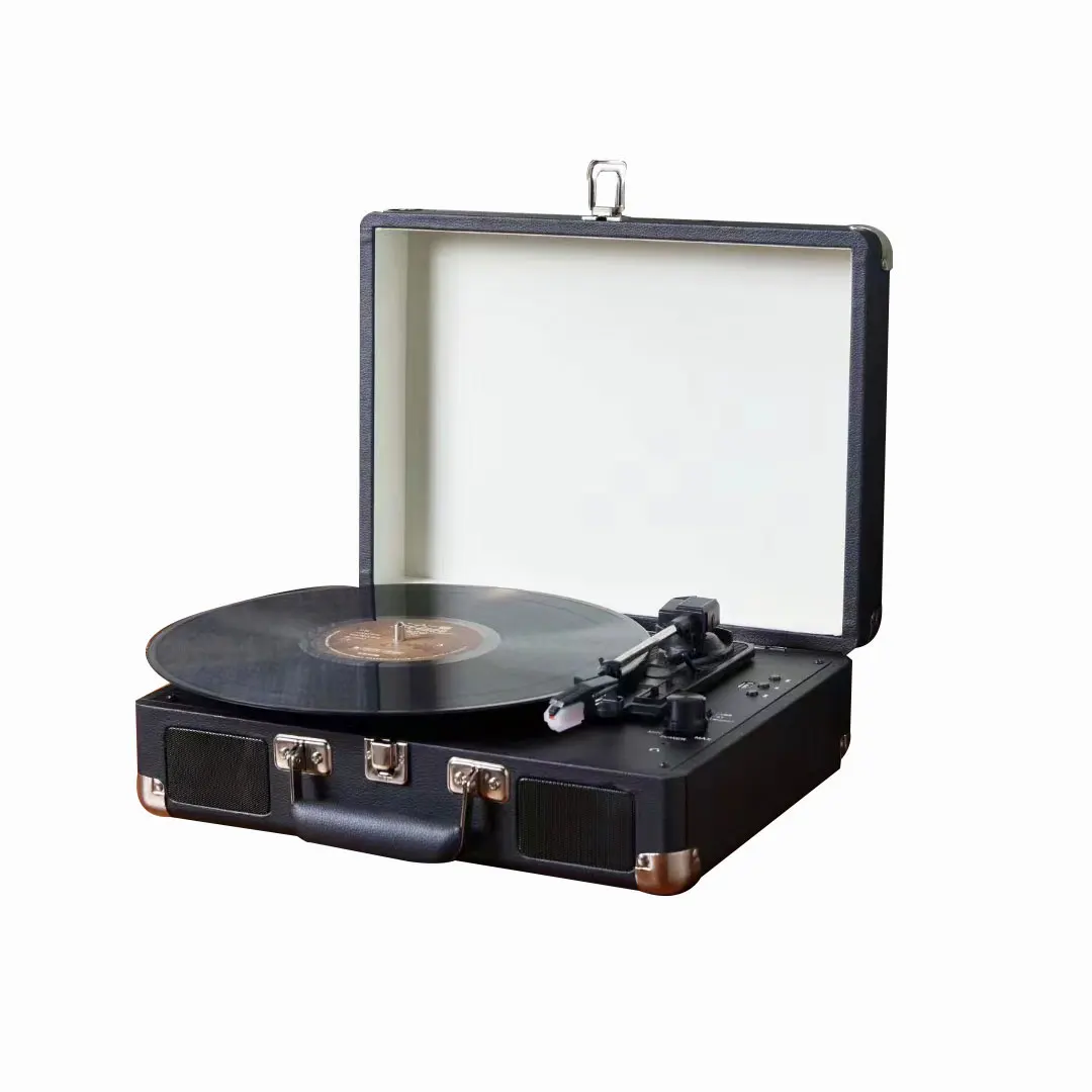 Vinyl Turntable Record Player LP Disc BT Gramophone Phonograph