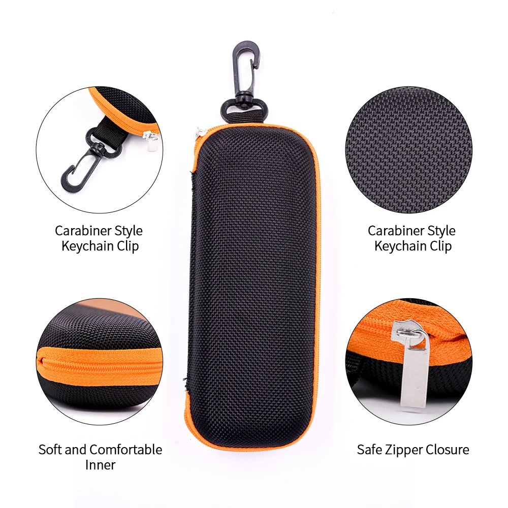 China Factory EVA Glasses Case Unisex Semi-Hard Shell Travel Zipper Eyeglasses Case Custom Logo Protective Case For Glasses