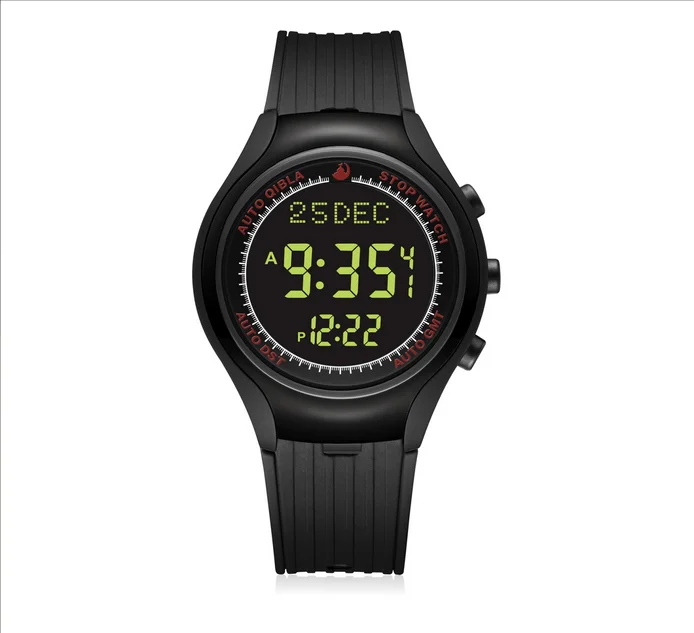 Al harameen Arabic Dial Watch Sport Couple Azan prayer islam watch with 3 bar waterproof  HA-6501