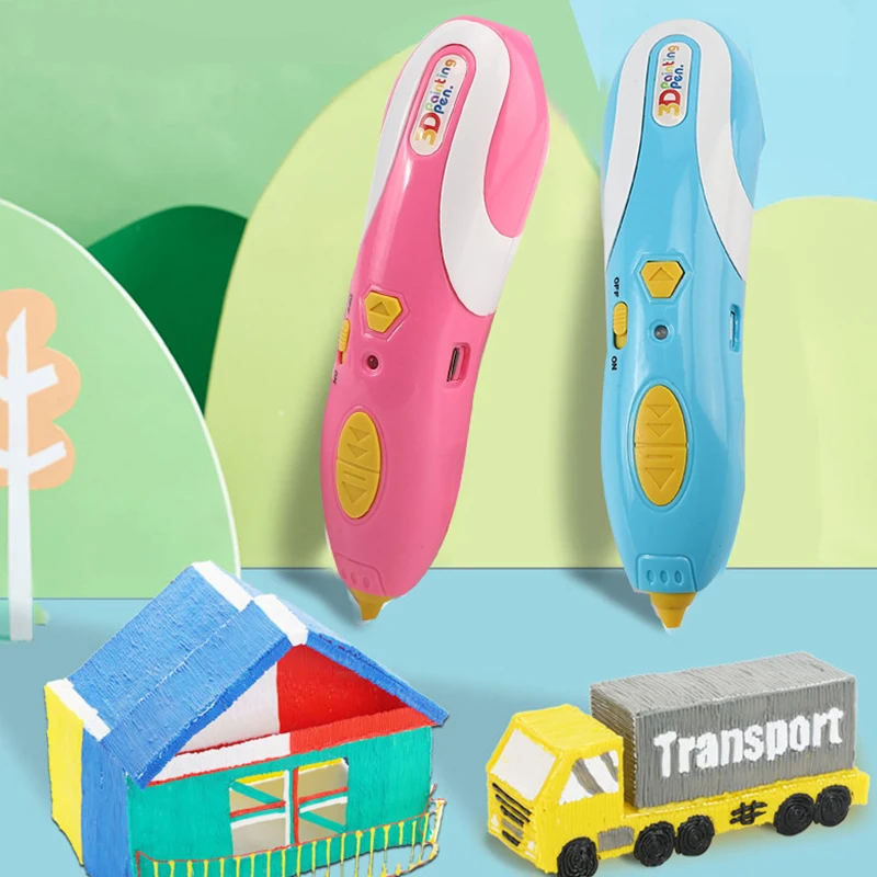 Перезаряжаемая Съемная тщательная работа Новый Дизайн Лучшая цена умная печать рисунок 3D печатная ручка