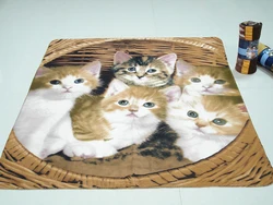 Custom Woven Christmas Gift Tiger Penguin 3d Print Throw Swaddle Blanket