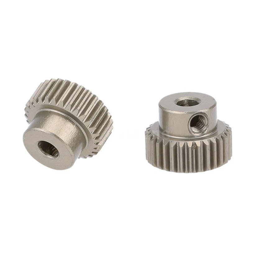CNC обработка алюминиевых металлических шестеренок двигателя 14T 15T 16T 17T для радиоуправляемого