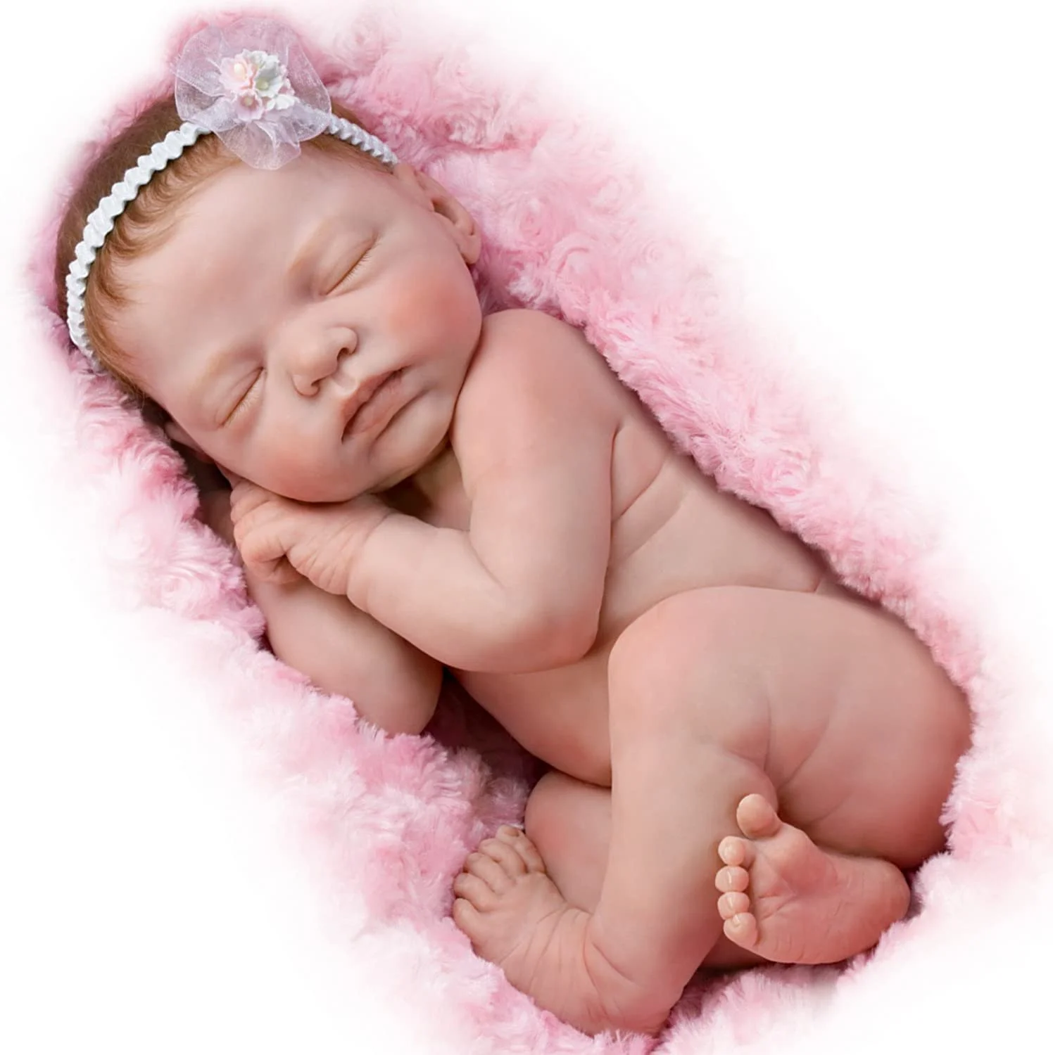 Customize Reborn Baby Dolls 22 Inch Real Life Sleeping Newborn Vinyl Silicone Toddler Doll