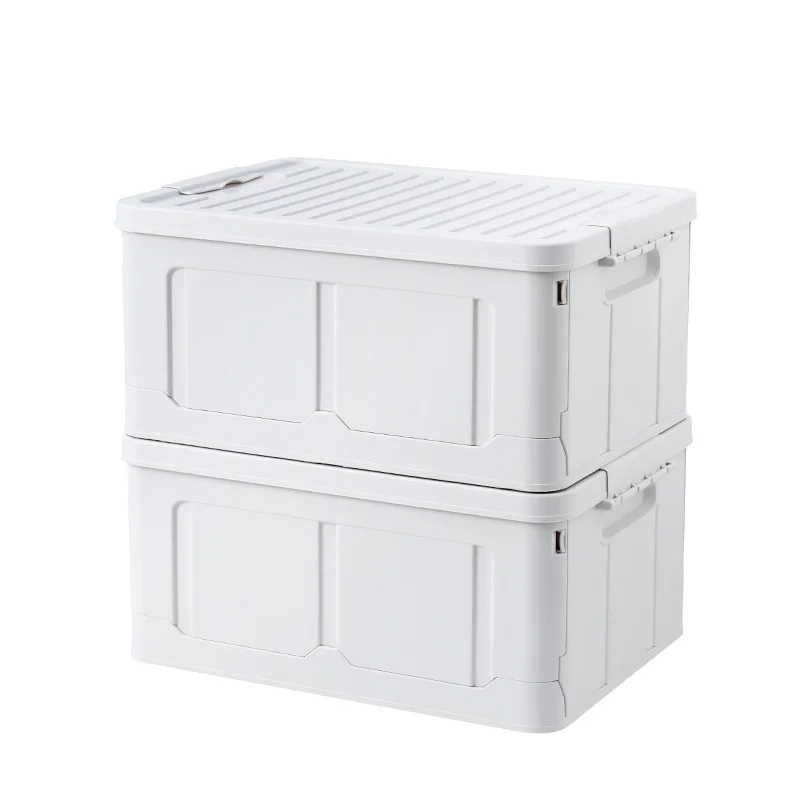 Durable cosmetics clothes book desktop multifunction sorting box plastic portable toy foldable storage box