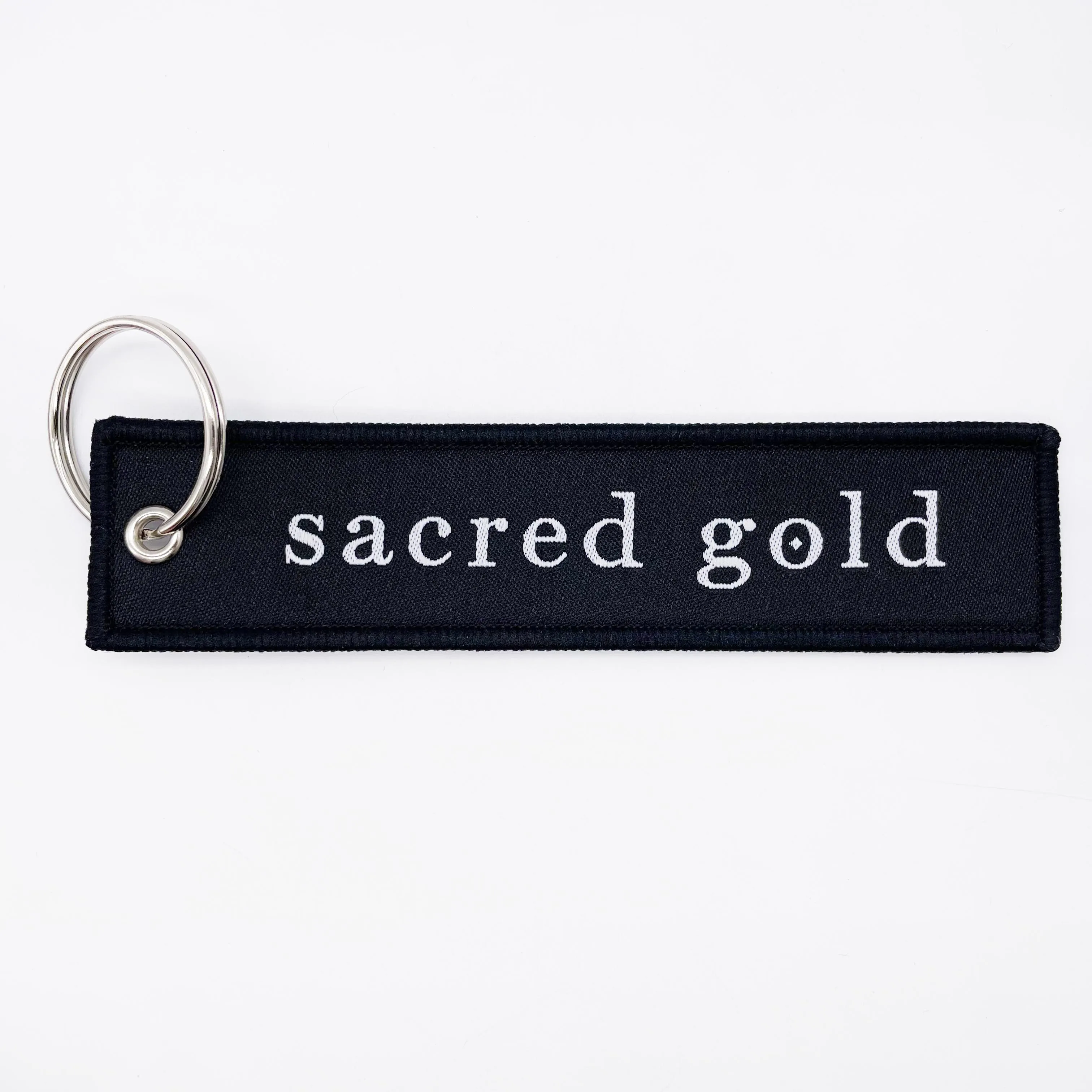 wholesale custom aircraft aviation label key chain fabric Personalized Remove before you fly embroidered key chain rings