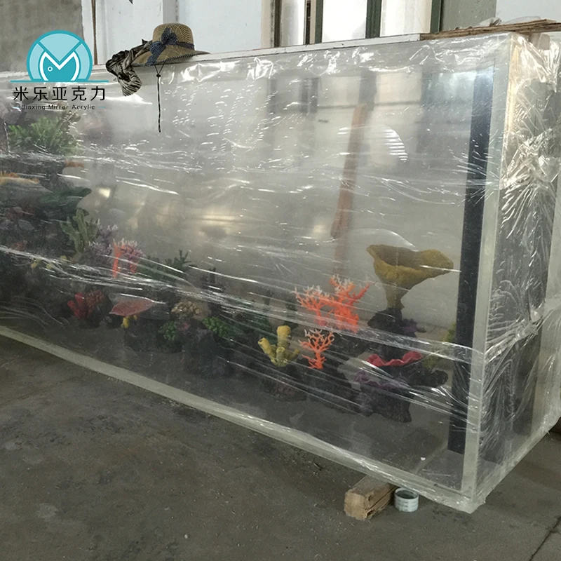 Wall mounted top quality acrylic fish marine aquarium tanks for sale