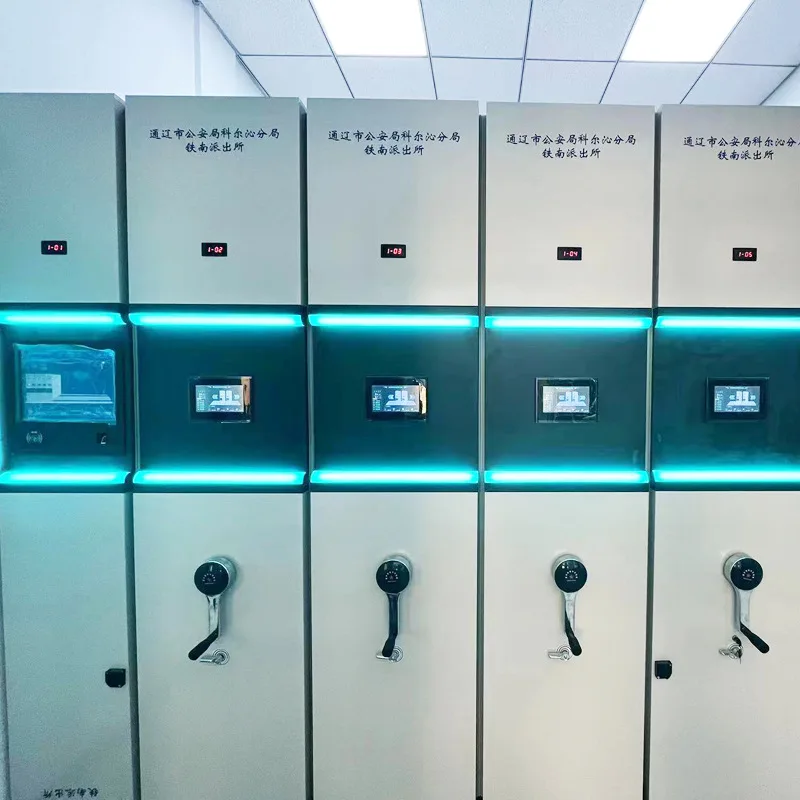 Интеллектуальный стальной плотный шкаф с ЖК-дисплеем школьная библиотека смарт-управление передвижная полка книга металлический компактный стеллаж